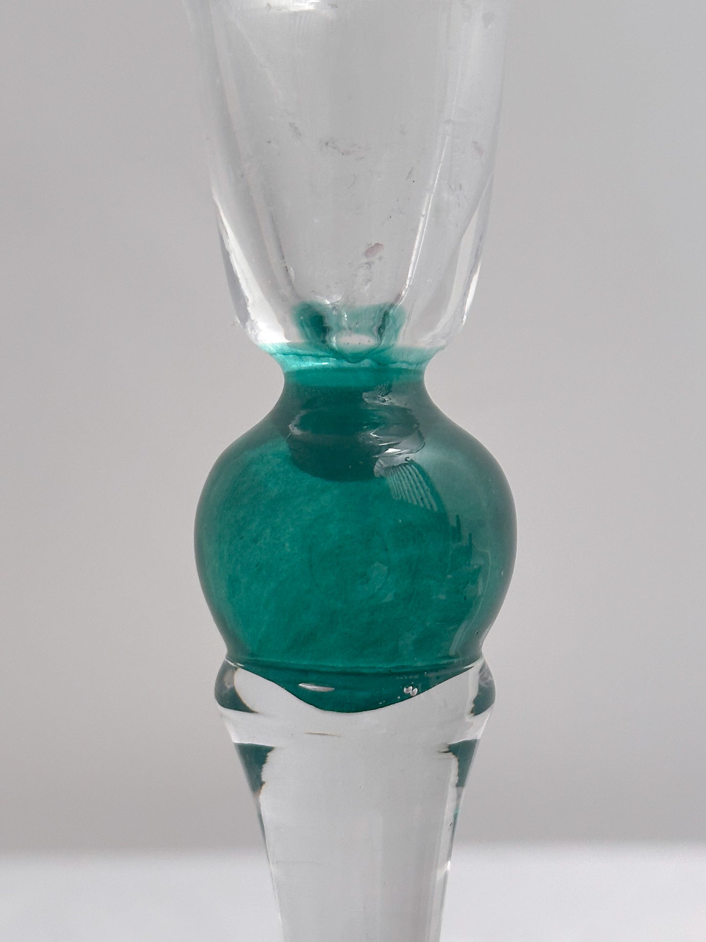 Signed Murano Glass Candlestick