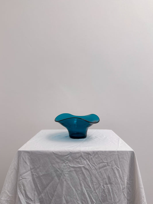 Sowerby’s Tyneside Glassware – Teal Bowl